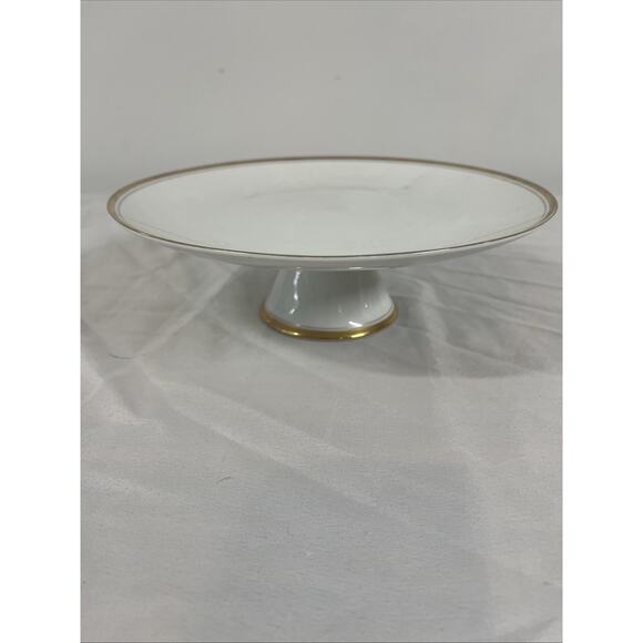 Golden Heirloom By Shufford Oven To Table Porcelain Cake Stand - Picture 4 of 10